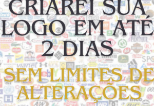 Eu vou criar uma logotipo proficional em até 2 dias