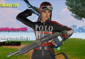 Eu vou fazer thumbnails com modelos 3D para canais de fortni...