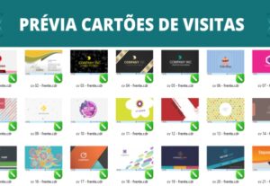 Eu vou criar cartão de visita, bom e barato só aqui.