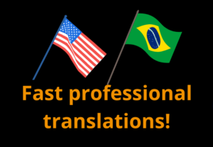 Eu vou Traduzir inglês para português