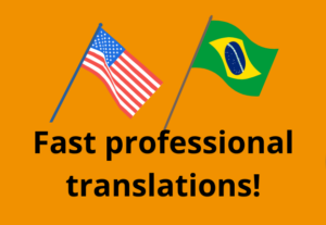 Eu vou traduzir inglês para portugues