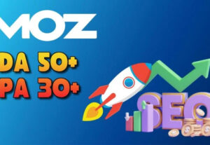 Eu vou aumentar a classificação Moz do seu site Da30+ Pa30+