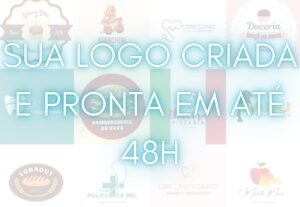Eu vou construir ou aperfeiçoar a sua logo em até 48h.