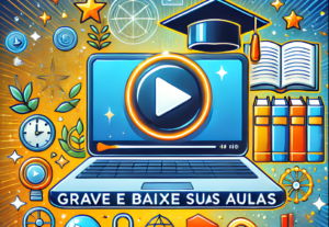 Eu vou gravar e disponibilizar suas aulas para download