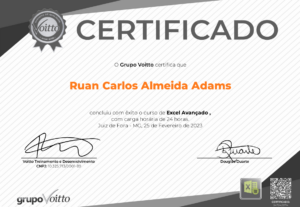 Eu vou cria sua planilha no Excel.