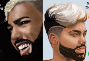 Eu vou fazer uma caricatura realista para você