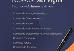 Eu vou fazer seu contrato, do simples ao mais complexo.