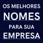 Eu vou criar o nome ideal para sua empresa