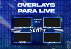 Eu vou criar overlays para suas lives