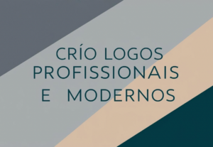 Eu vou desenvolver um logotipo moderno e original