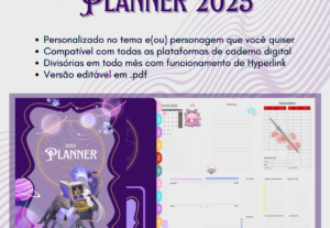Eu vou fazer um Planner ou Caderno personalizado para você