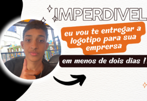 Eu vou criar sua logotipo de forma simples e objetiva