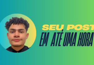 Eu vou fazer seus posts de divulgação para qualquer platafor...