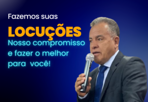 Eu vou fazer locuções e narração de textos