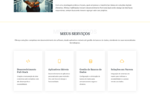 Eu vou criar sites simples ou landing pages