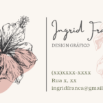 Eu vou fazer um ótimo design para o seu cartão de visitas