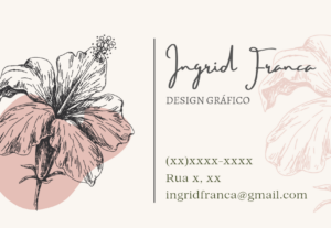 Eu vou fazer um ótimo design para o seu cartão de visitas