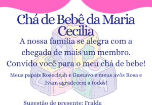 Eu vou Criar convites bem como artes do jeito que vc precisa...