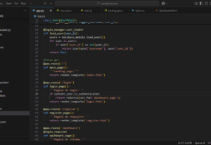 Eu vou fazer seu backend em python ou nodejs.