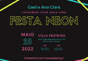 Eu vou fazer o melhor convite para seu evento