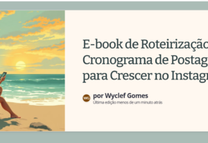 Eu vou diagramar um e-book de sucesso