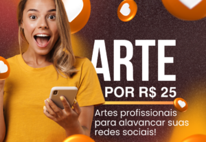 Eu vou criar uma arte incrível para suas redes sociais