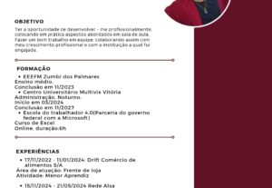 Eu vou fazer o seu curriculo em até 48h