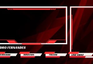 Eu vou fazer overlays para a sua livestream