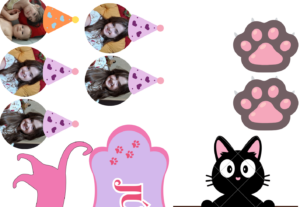 Eu vou fazer a papelaria do seu aniversário.