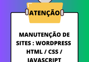 Eu vou Resolver seus problemas de site WordPress/Html/Css