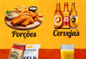 Eu vou Fazer seu banner para lanchonete/comida.