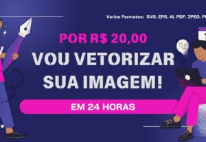 Eu vou Vetorizar Sua Arte com Qualidade Profissional