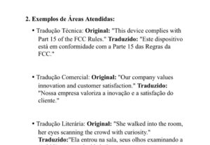Eu vou traduzir seu texto/documento para inglês ou espanhol