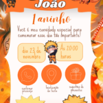 Eu vou fazer um convite lindo e interativo para você.