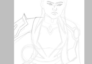 Eu vou fazer o desenho de qualquer coisa que me pedir