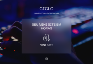 Eu vou Criar um mini site para você em 4hs para sua bio