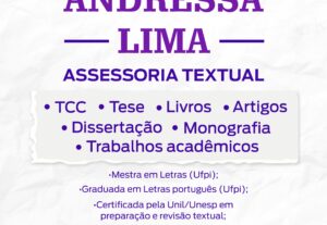 Eu vou revisar seu texto e formatá-lo de acordo com a abnt.