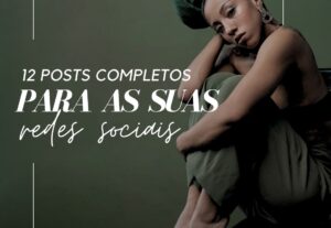 Eu vou te entregar 12 posts completos - arte e legenda