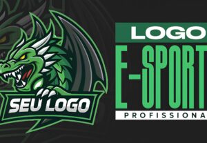 Eu vou criar o logo perfeito para seu time de e-sports
