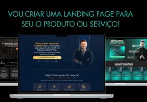 Eu vou criar uma landing page para seu produto ou serviço