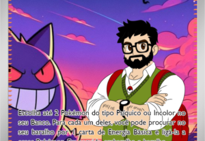 Eu vou criar cartas personalizadas de Pokemon