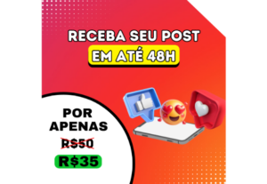 Eu vou Criar um post profissional em até 48h