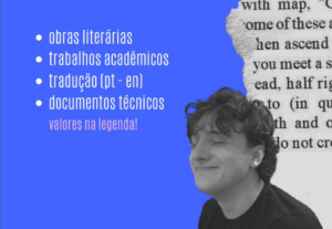 Eu vou corrigir o seu artigo/tcc