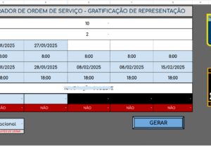 Eu vou criar uma planilha automatizada para você