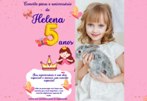 Eu vou fazer seu convite de aniversário