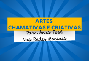 Eu vou fazer sua arte para post nas redes sociais