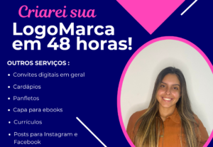 Eu vou produzir a sua logomarca em 48 horas.
