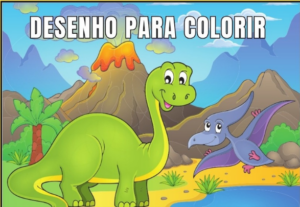 Eu vou  entregar páginas de desenhos para colorir.