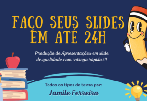 Eu vou criar seus slides em até 24h