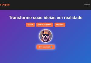 Eu vou criar o portfólio profissional para você ou sua empre...